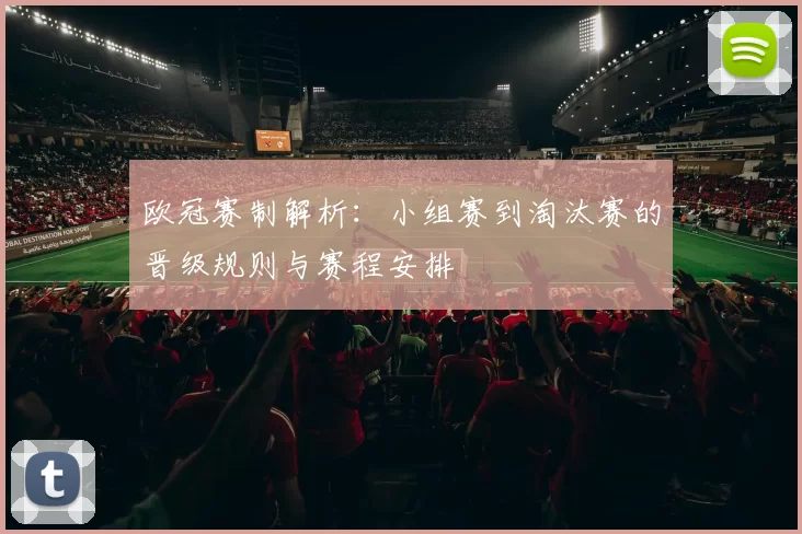 欧冠赛制解析:小组赛到淘汰赛的晋级规则与赛程安排